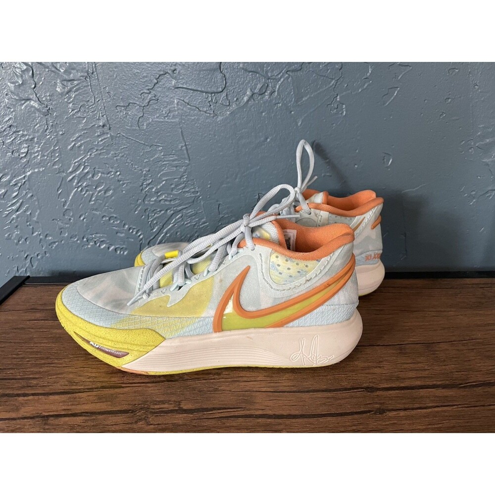 Nike Kyrie 8 Eagle Blue Orange Yellow Men's Basketball Shoes Size 8